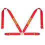 SABELT SIM RACING Sabelt cinturones de sim racing, cinturón de 4 puntos, ajustable, compatible con serie P, S y X - rojo