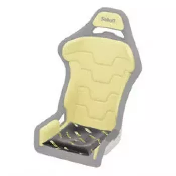 SABELT SIM RACING Sim Foam Pro Kit cojín de asiento, estable, ergonómico, 40x50 cm - negro