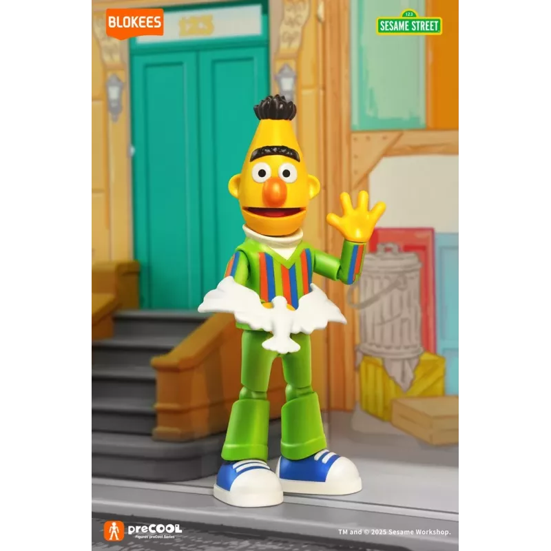 BLOKEES Sesame Street Figures preCOOL S1 - Figura coleccionable de bloques de construcción Bert