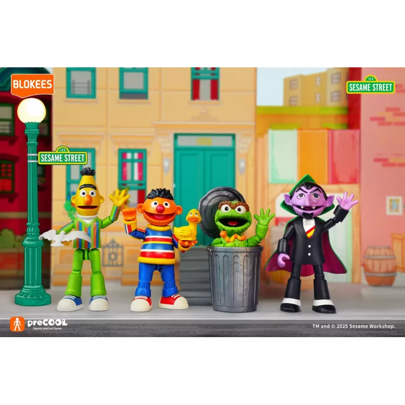 BLOKEES Sesame Street Figures preCOOL S1 - Figura coleccionable de bloques de construcción Bert