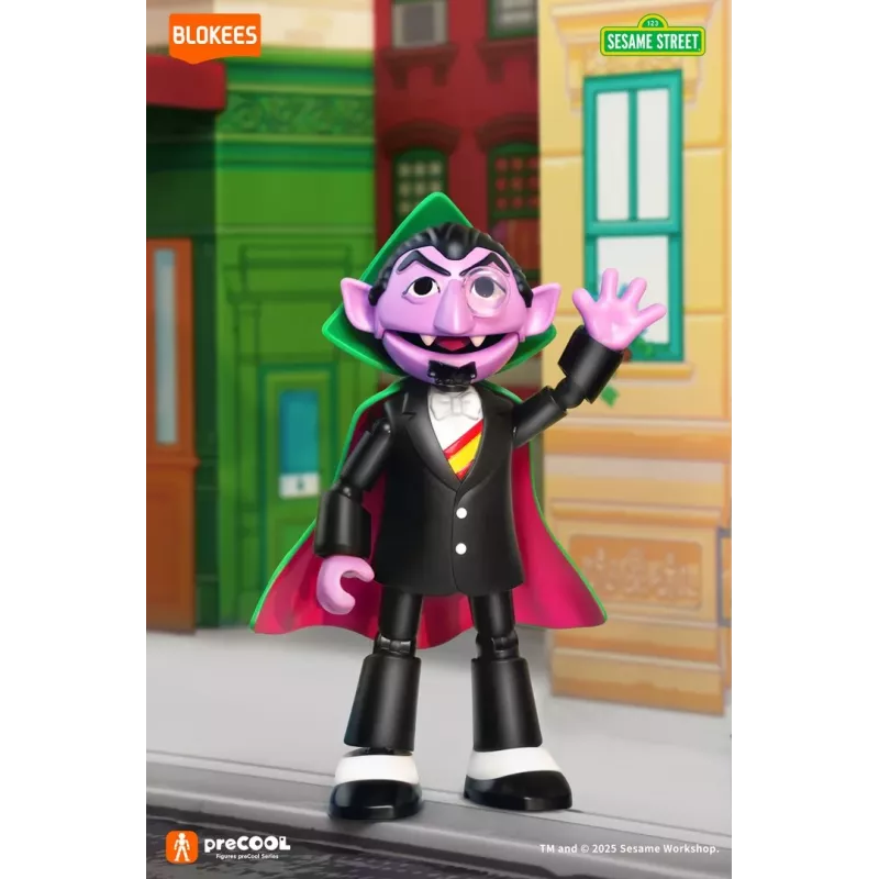 BLOKEES SESAME STREET FIGURES preCOOL S1 - Figura coleccionable de construcción COUNT VON COUNT