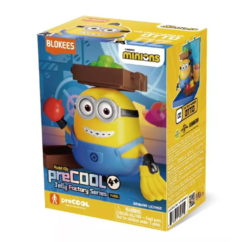 BLOKEES Minions preCOOL S1 - Figura coleccionable de construcción Otto the Fruit Handler