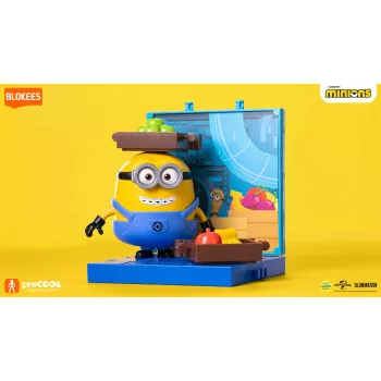 BLOKEES Minions preCOOL S1 - Figura coleccionable de construcción Otto the Fruit Handler