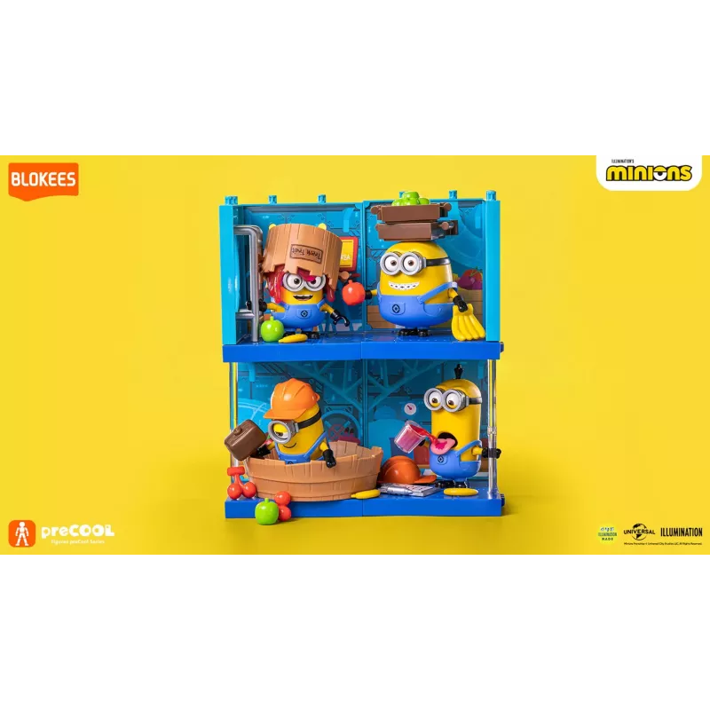 BLOKEES MINIONS preCOOL S1 - Figura de bloques KEVIN THE JELLY TASTER