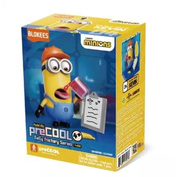 BLOKEES MINIONS preCOOL S1 - Figura de bloques KEVIN THE JELLY TASTER