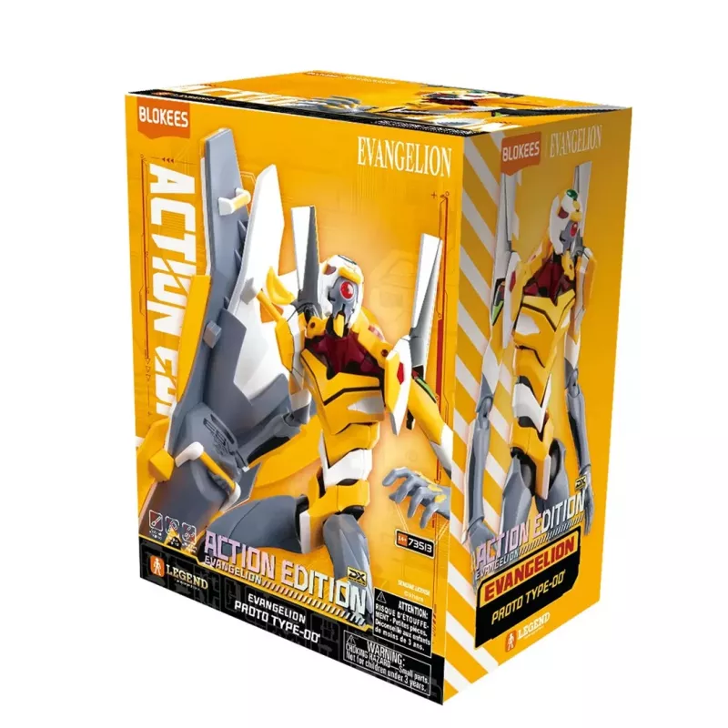 BLOKEES EVANGELION ACTION EDITION - Figura de acción de bloques EVANGELION PROTO TYPE 00' kit de construcción