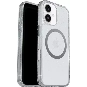 OtterBox Symmetry Series Clear Funda MagSafe para Apple iPhone 17 - Stardust Clear
