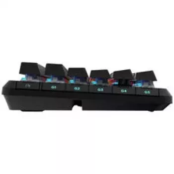 Corsair Vanguard 96 teclado gaming inalámbrico, mecánico, RGB, pantalla LCD, distribución DE - negro