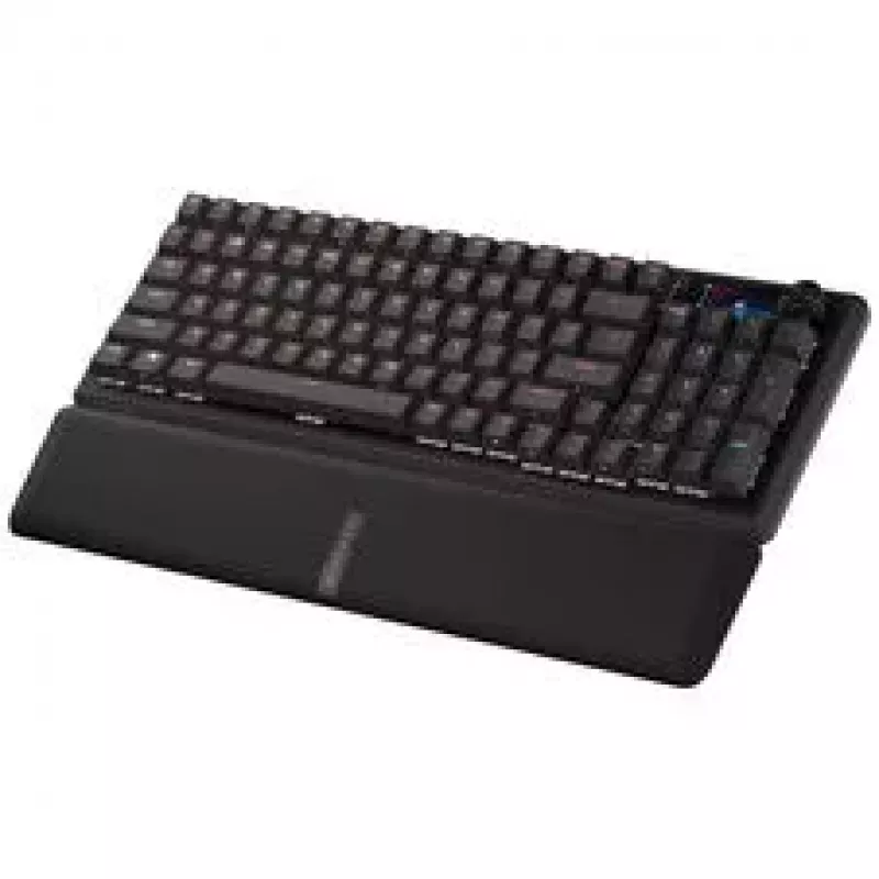 Corsair Vanguard 96 teclado gaming inalámbrico, mecánico, RGB, pantalla LCD, distribución DE - negro