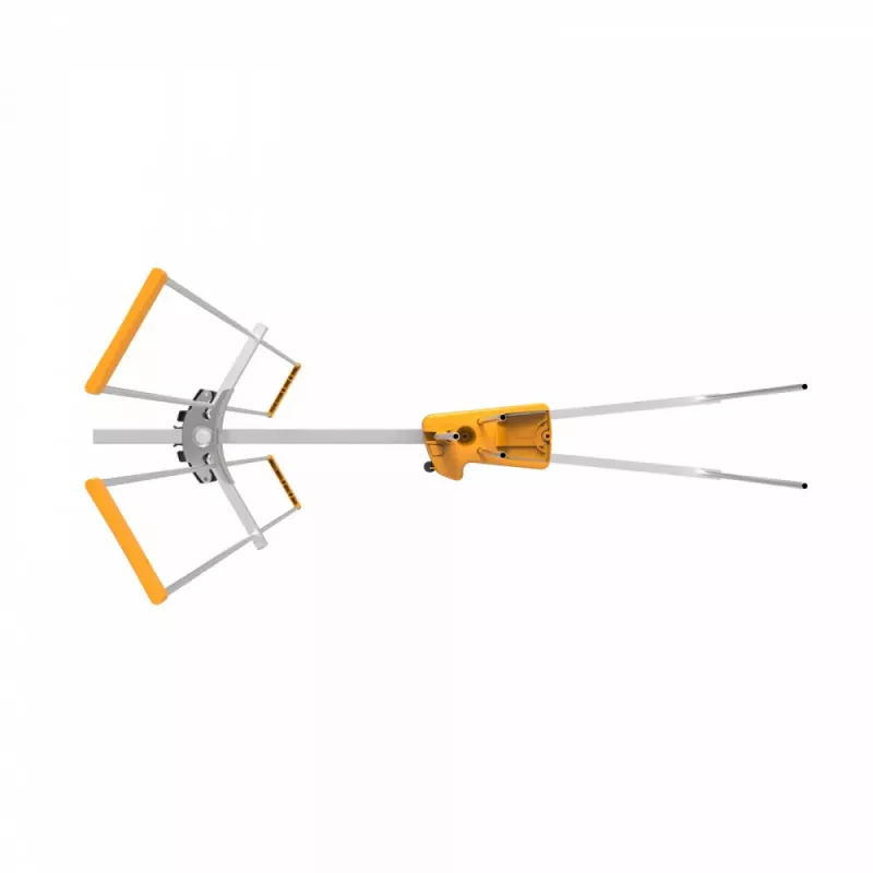 TELEVES Yagi V BIII Antena VHF, 5 elementos, 174-230 MHz, 7,5 dBi, conector F, exterior, negra