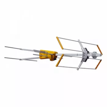 TELEVES Yagi V BIII Antena VHF, 5 elementos, 174-230 MHz, 7,5 dBi, conector F, exterior, negra