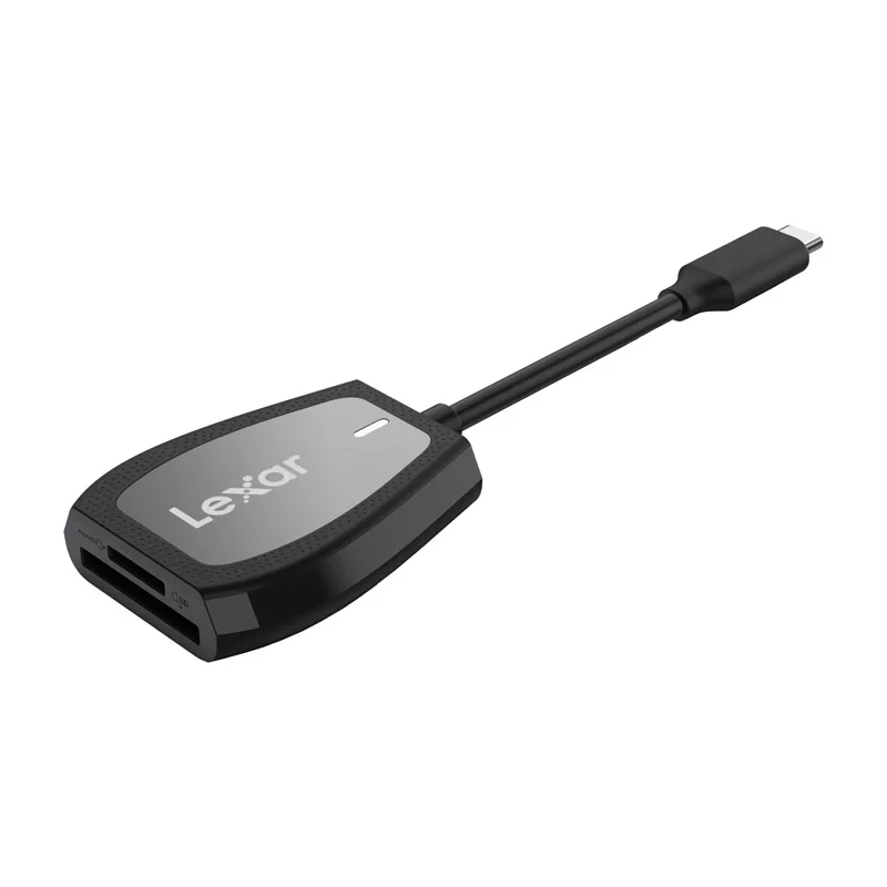 Lexar lector de tarjetas de memoria SD/microSD de doble ranura, USB-C