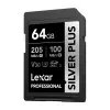 Lexar Professional SILVER PLUS SDXC 64GB Tarjeta de memoria UHS-I U3 V30 A2