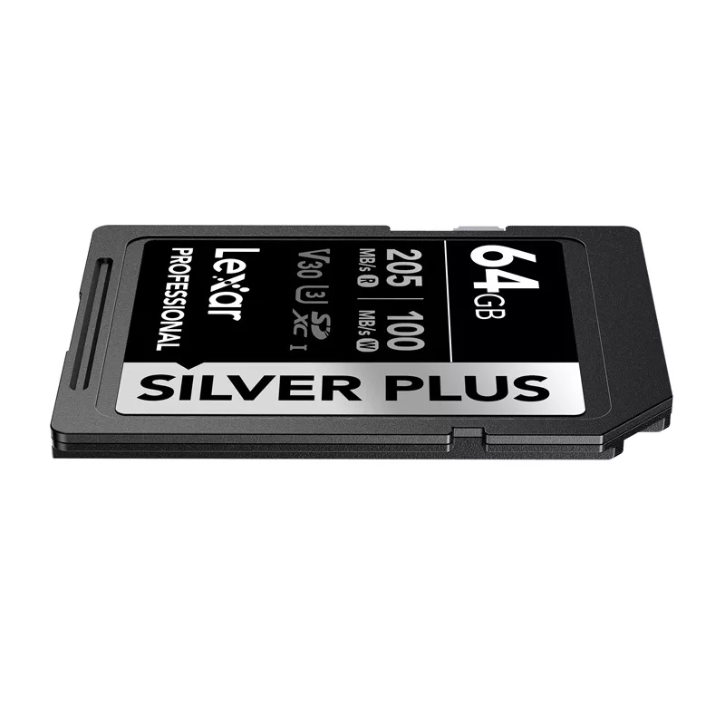 Lexar Professional SILVER PLUS SDXC 64GB Tarjeta de memoria UHS-I U3 V30 A2