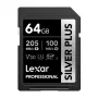 Lexar Professional SILVER PLUS SDXC 64GB Tarjeta de memoria UHS-I U3 V30 A2