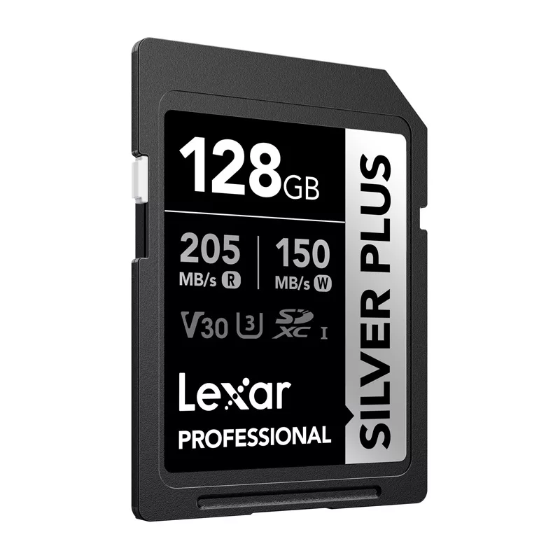 Lexar Professional SILVER PLUS SDXC 128GB Tarjeta de memoria UHS-I U3 V30