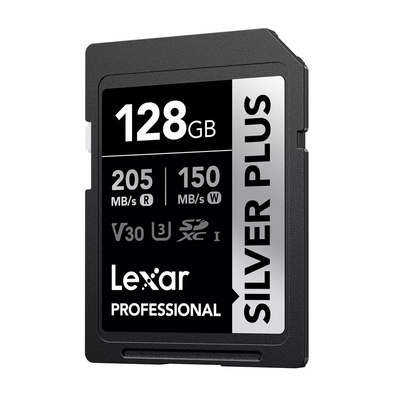 Lexar Professional SILVER PLUS SDXC 128GB Tarjeta de memoria UHS-I U3 V30