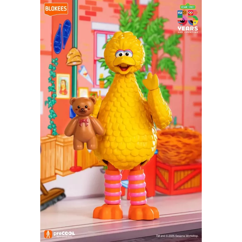 BLOKEES Sesame Street Figures preCOOL S2 - Big Bird figura coleccionable para construir