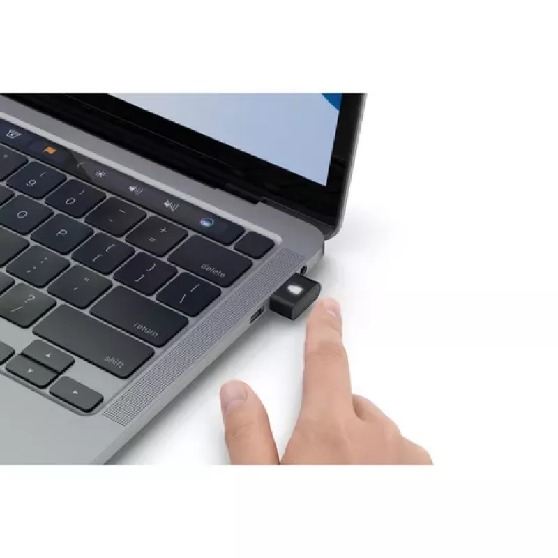 Kensington VeriMark IT 2.0 lector de huellas dactilares, USB-C, FIDO2, Windows Hello, negro