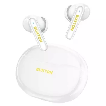 Buxton BTW 7200 Tuya Auriculares in-ear inalámbricos con estuche de carga, blancos