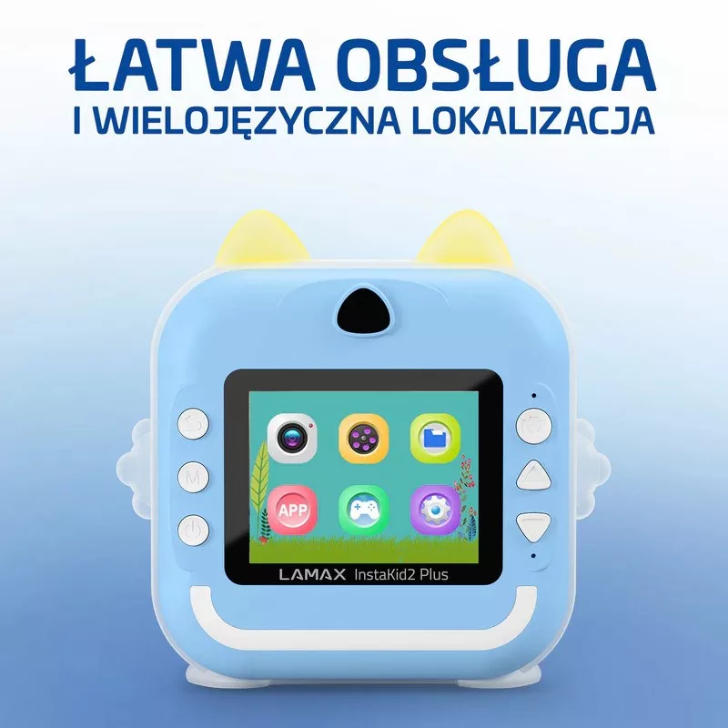 Cámara infantil LAMAX InstaKid2 Plus, azul