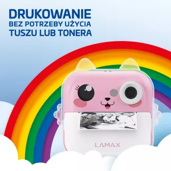 Cámara digital instantánea infantil LAMAX InstaKid2 Plus, rosa