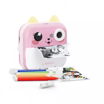 Cámara digital instantánea infantil LAMAX InstaKid2 Plus, rosa