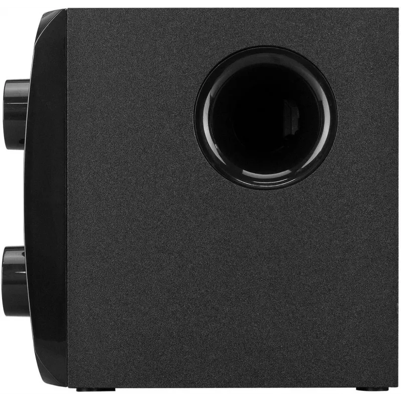 Altavoz Bluetooth portátil Rampage RMS-G8 25W con iluminación RGB, TWS, radio FM, negro