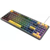 Rampage CYCLONE KNOB RGB 90% Teclado gaming de membrana con cable, negro