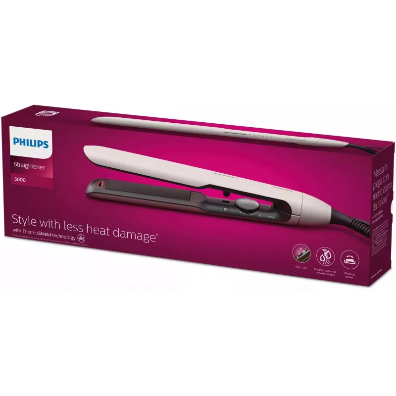 Philips 5000 Series BHS515/00 Plancha de Pelo, Warm White, Cable de 1,8 m