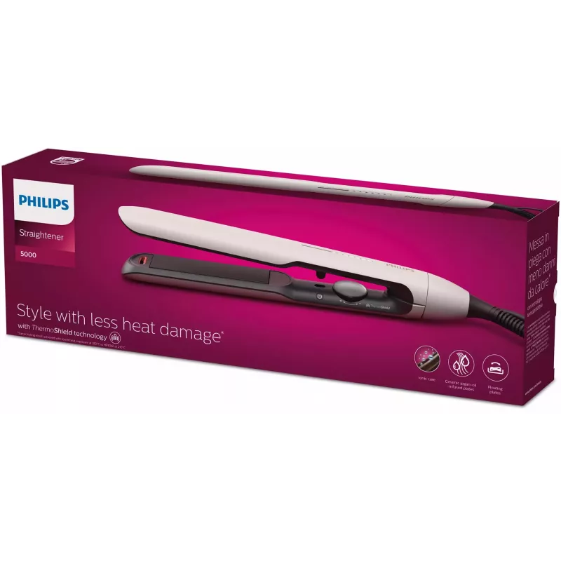 Philips 5000 Series BHS515/00 Plancha de Pelo, Warm White, Cable de 1,8 m