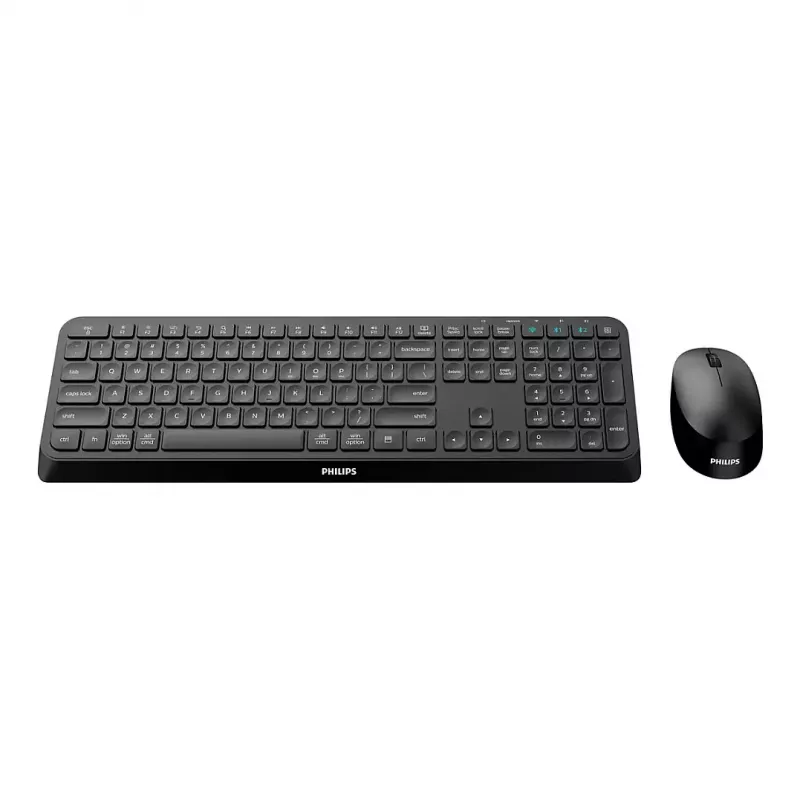 Philips Serie 4000 combinación de ratón y teclado RF inalámbrico + Bluetooth AZERTY