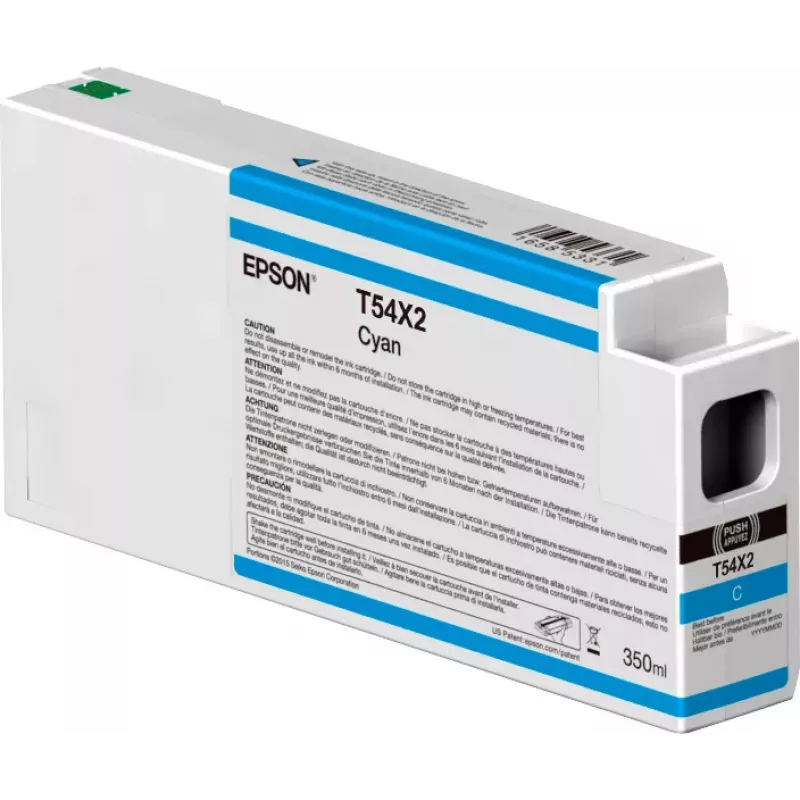 Epson T54X2 cartucho de tinta original cian 350 ml