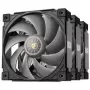 SUDOKOO Mach120 ventilador PWM pack de 3, 120mm, negro