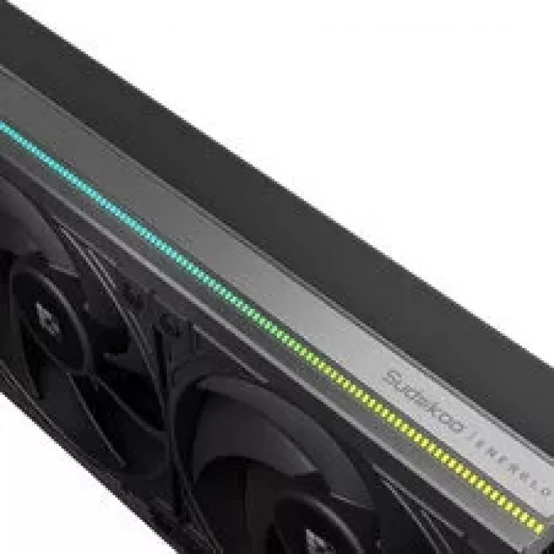 Sudokoo Energlo 360 disipador CPU líquido AiO, pantalla LCD, ARGB - 360mm, negro