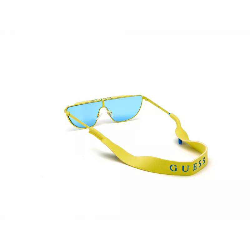 GUESS Gafas de sol para mujer GU76770039V Negro Gris Degradado 140 mm