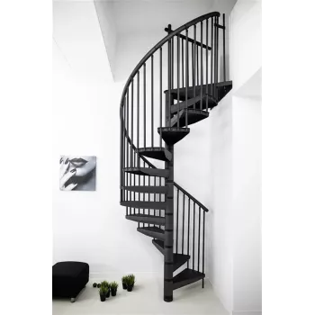 STAIRS RONDO Escalera de caracol antracita 12 peldaños 269-300 cm