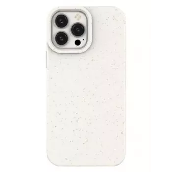Eco Apple iPhone 14 Pro Funda de silicona degradable Blanca