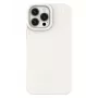 Eco Apple iPhone 14 Pro Funda de silicona degradable Blanca