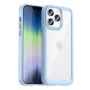 iLike Apple iPhone 14 Pro Max Funda rígida con marco de gel Translucent Blue