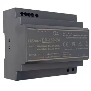 Fuente de alimentación conmutada para carril DIN HISMART DR-150-24 24V 6,25A 150W
