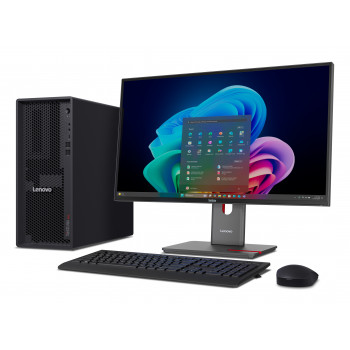 Lenovo ThinkStation P4 30KN Estación de trabajo en torre - AMD Ryzen 7 PRO 9755 3,8GHz, 64GB DDR5, 512GB NVMe SSD, NVIDIA RTX PRO 2000 16GB, Windows 11 Pro