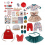 ZAPF CREATION BABY born calendario de adviento 2024 – 24 sorpresas, ropa y accesorios para muñecas, a partir de 3 años