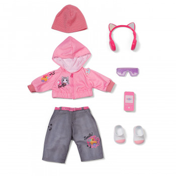 ZAPF CREATION Zapf Baby born Cool Girl conjunto 43cm