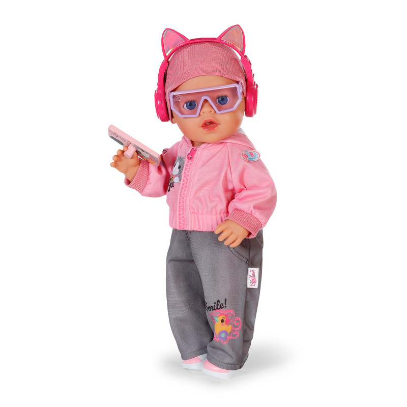 ZAPF CREATION Zapf Baby born Cool Girl conjunto 43cm