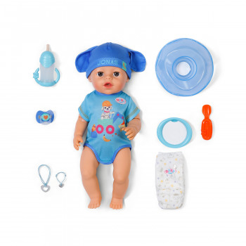 ZAPF CREATION Baby born Jonas Click & Play muñeca 43cm