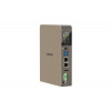 QNAP QBoat-300 Servidor NAS ultracompacto sin ventilador con ranuras M.2 NVMe/SATA dobles, Intel Celeron J3455 de cuatro núcleos, 4GB RAM, doble Gigabit Ethernet, HDMI, 2x USB 3.0