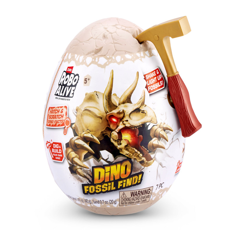 Zuru Robo Alive Mini Dino Fossil Find - Set de excavación con figura coleccionable (surtido)