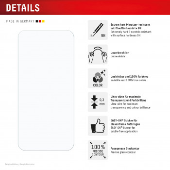 DISPLEX Smart Glass protector de pantalla para Xiaomi 17T Pro, E.V.I. 02340