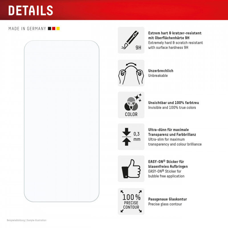 DISPLEX Smart Glass protector de pantalla para Xiaomi 17T Pro, E.V.I. 02340